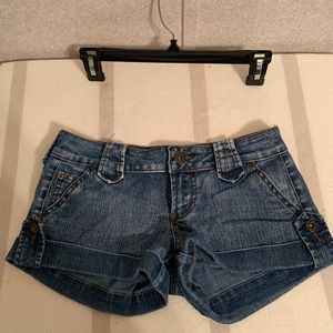 LEI denim shorts size 0